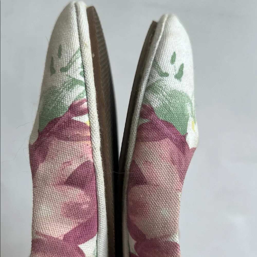 Diesel Floral plum and white Flats with box - Picture 9 of 12